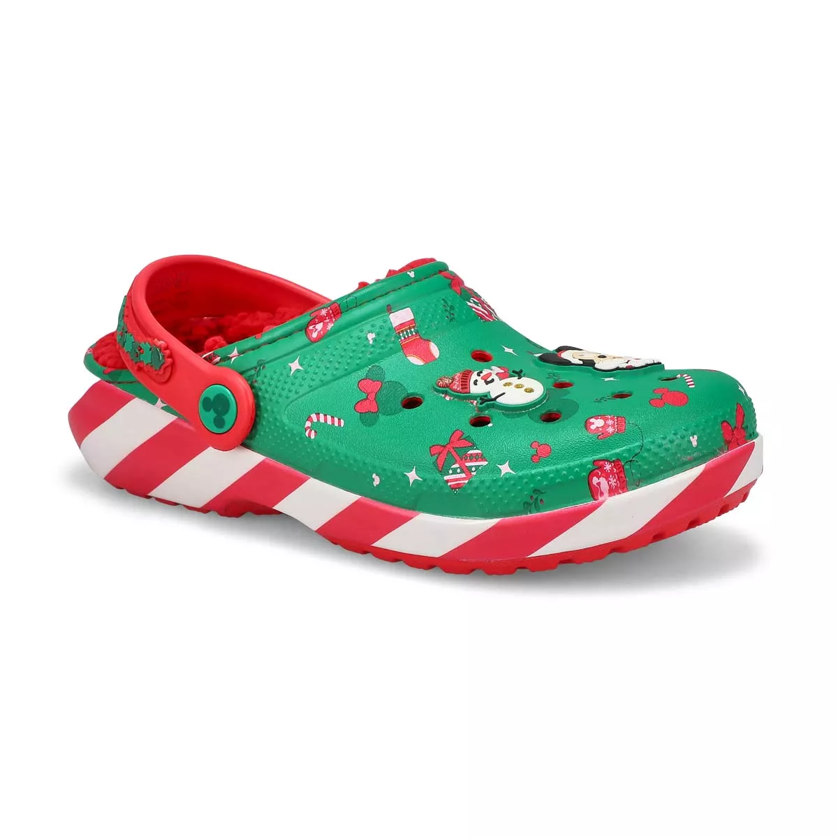 Crocs, Sabot de confort doublé CLASSIC MICKEY XMAS, multi, enfants 0115