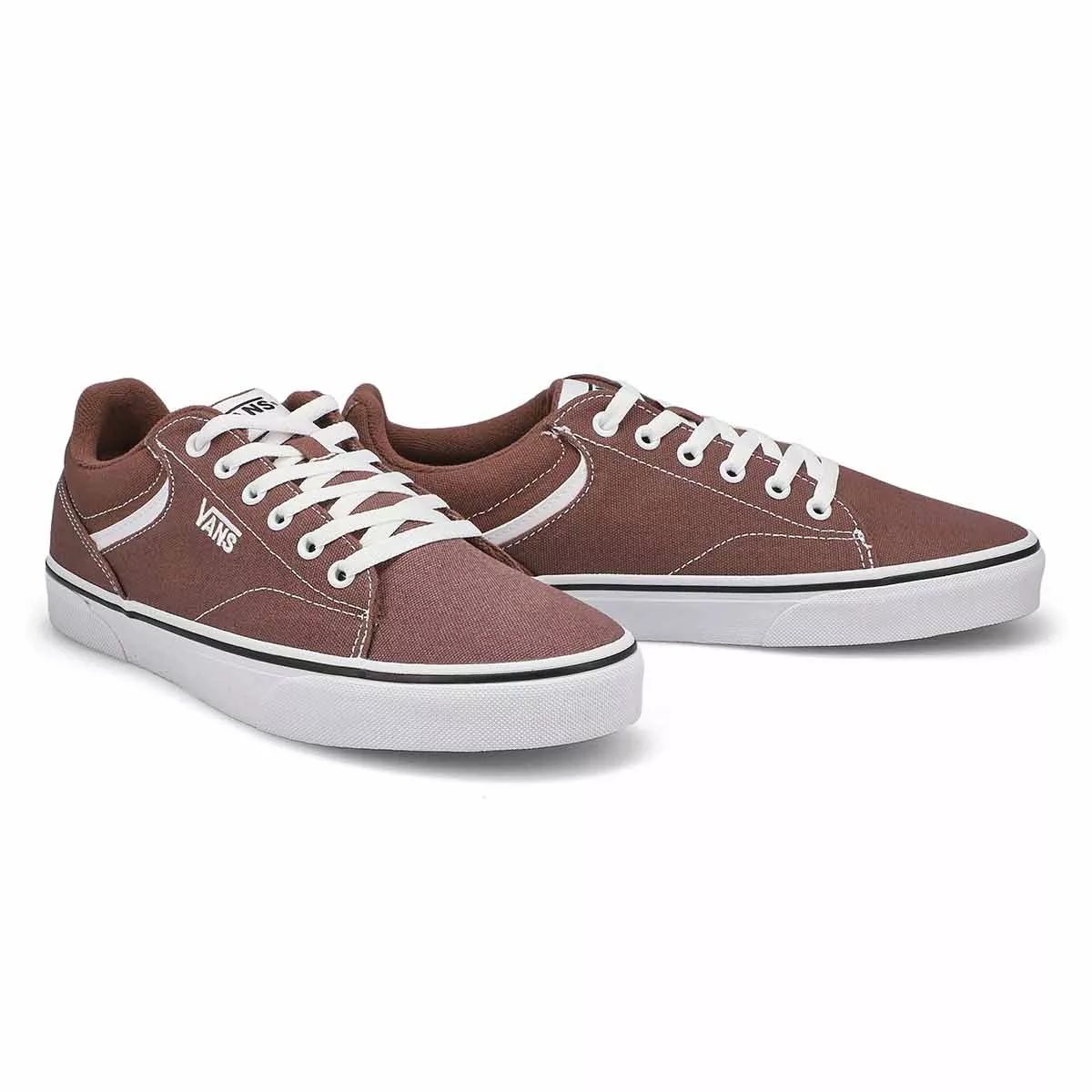 Affordable Vans, Baskets à lacets SELDAN, taupe blanc, hommes 0119