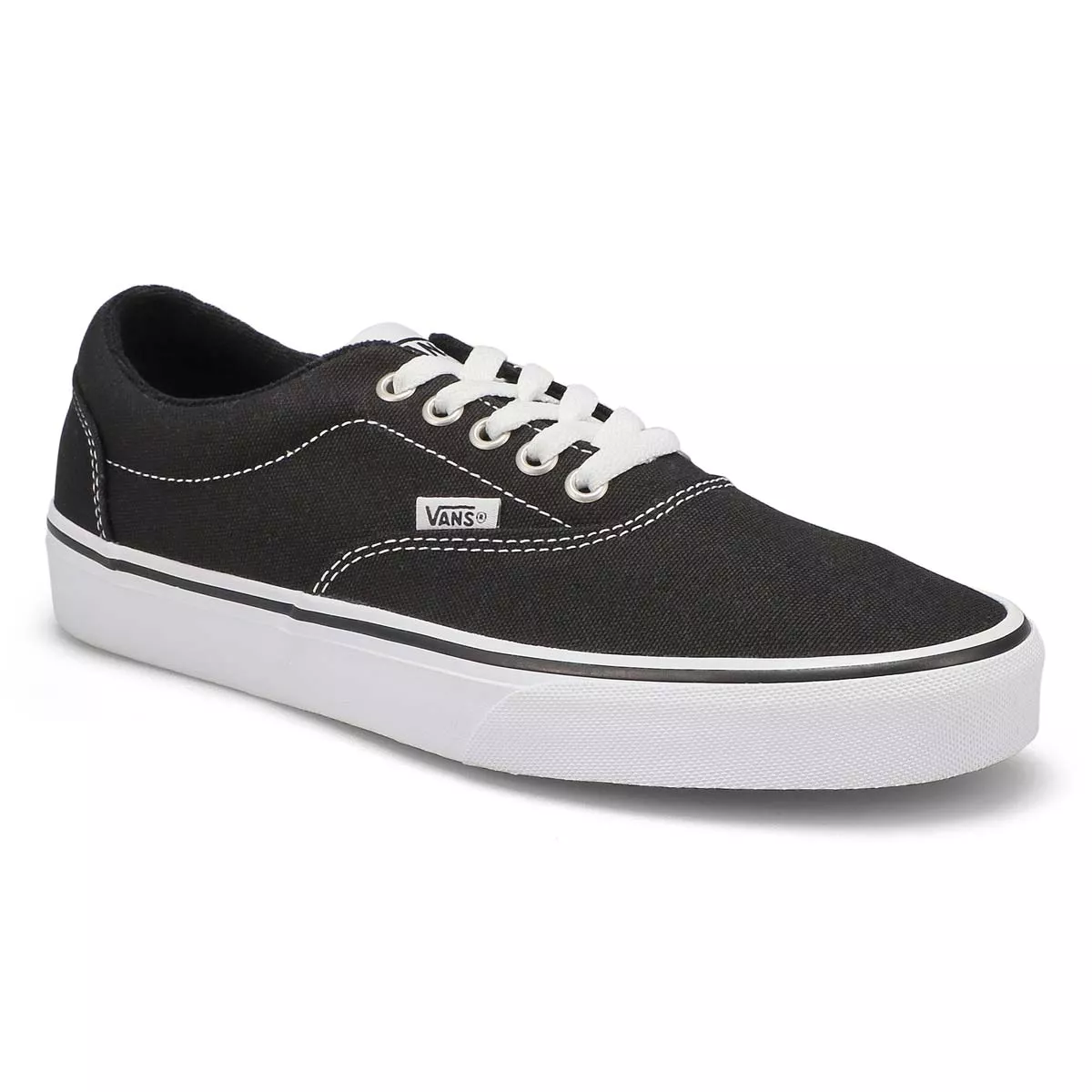 Affordable Vans, Baskets à lacets DOHENY, noir blanc, hommes 0119