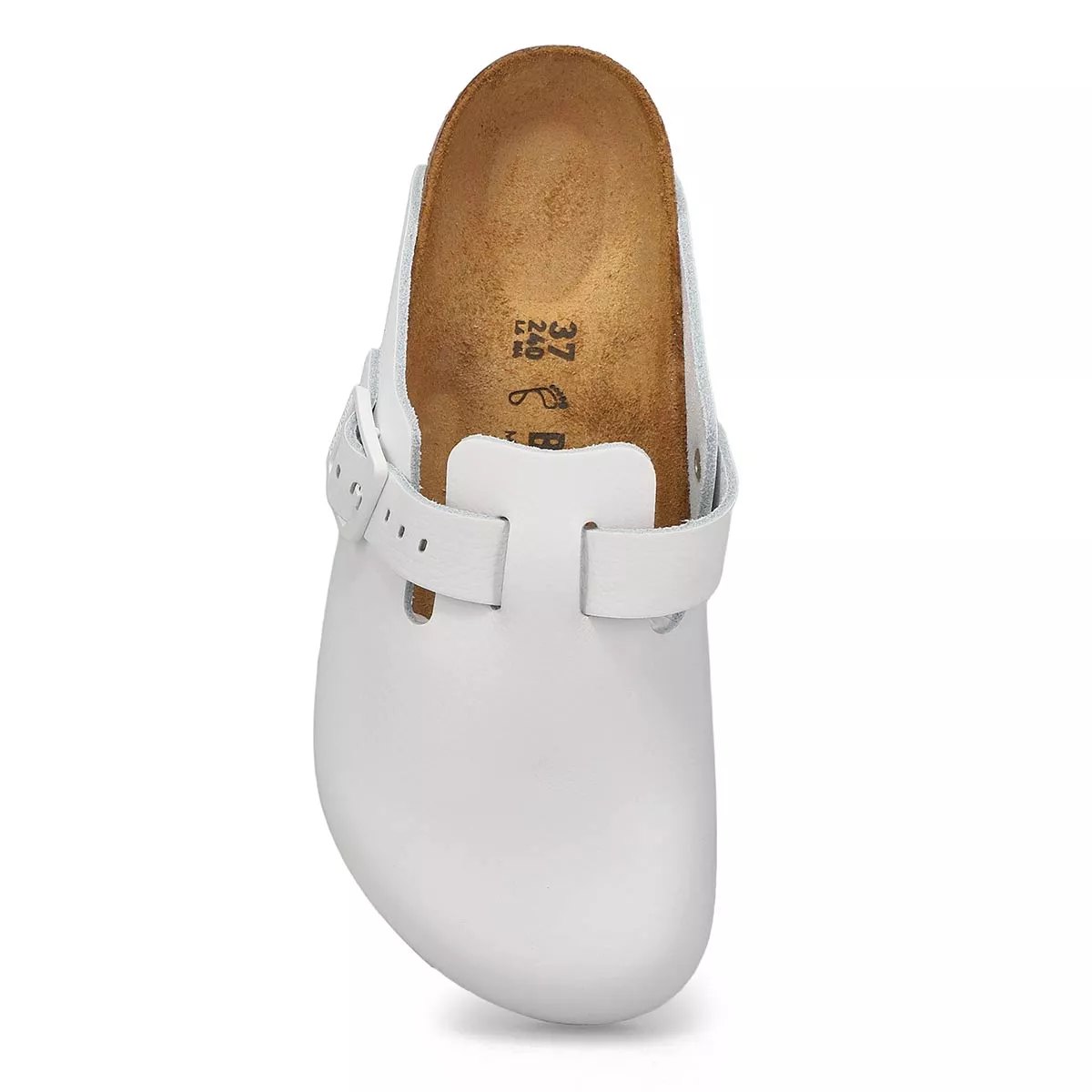 Cheap Birkenstock, Sabot à enfiler BOSTON PRO, blanc, femmes 0124