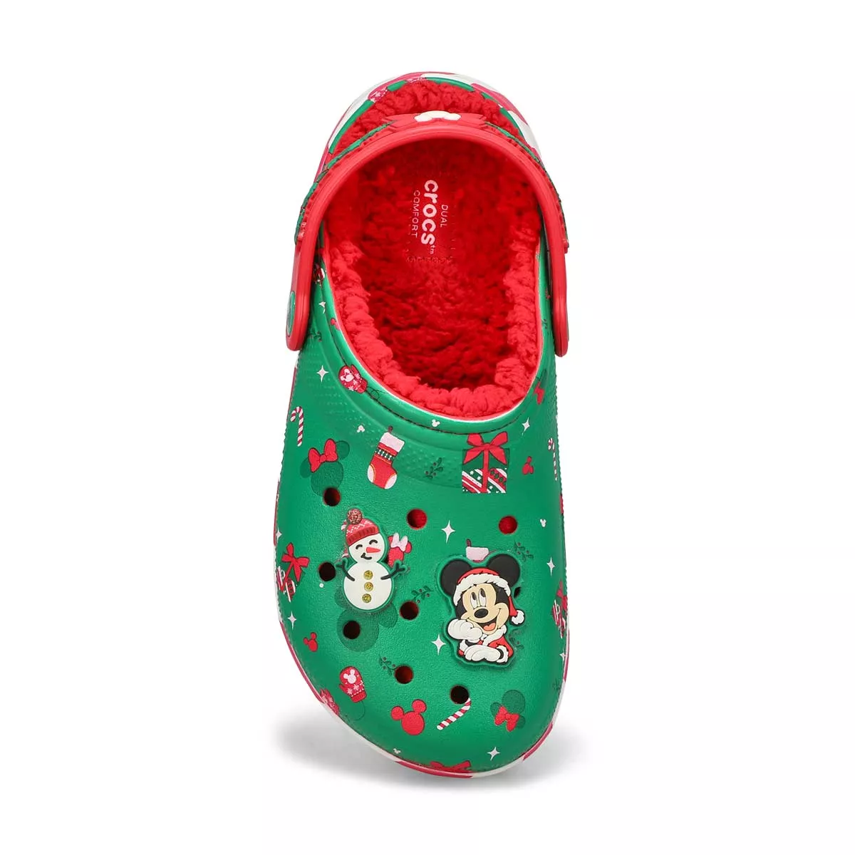 Affordable Crocs, Sabot de confort doublé CLASSIC MICKEY XMAS, multi, enfants 0115