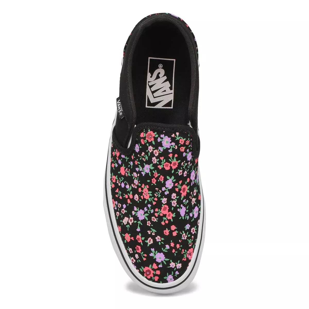 Affordable Vans, Women's Asher Slip On Sneaker - Floral 0119