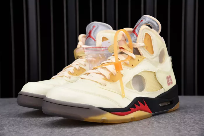 Cheap Jordan 5 Retro OFF-WHITE Sail DH8565-100 0118