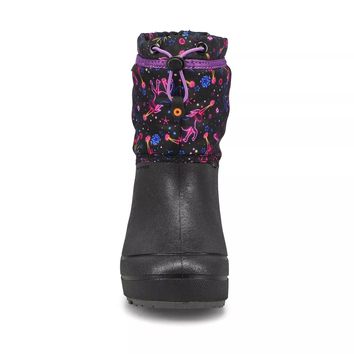 Affordable Bogs, Girls' Snow Shell Neon Unicorn Winter Boot 0127