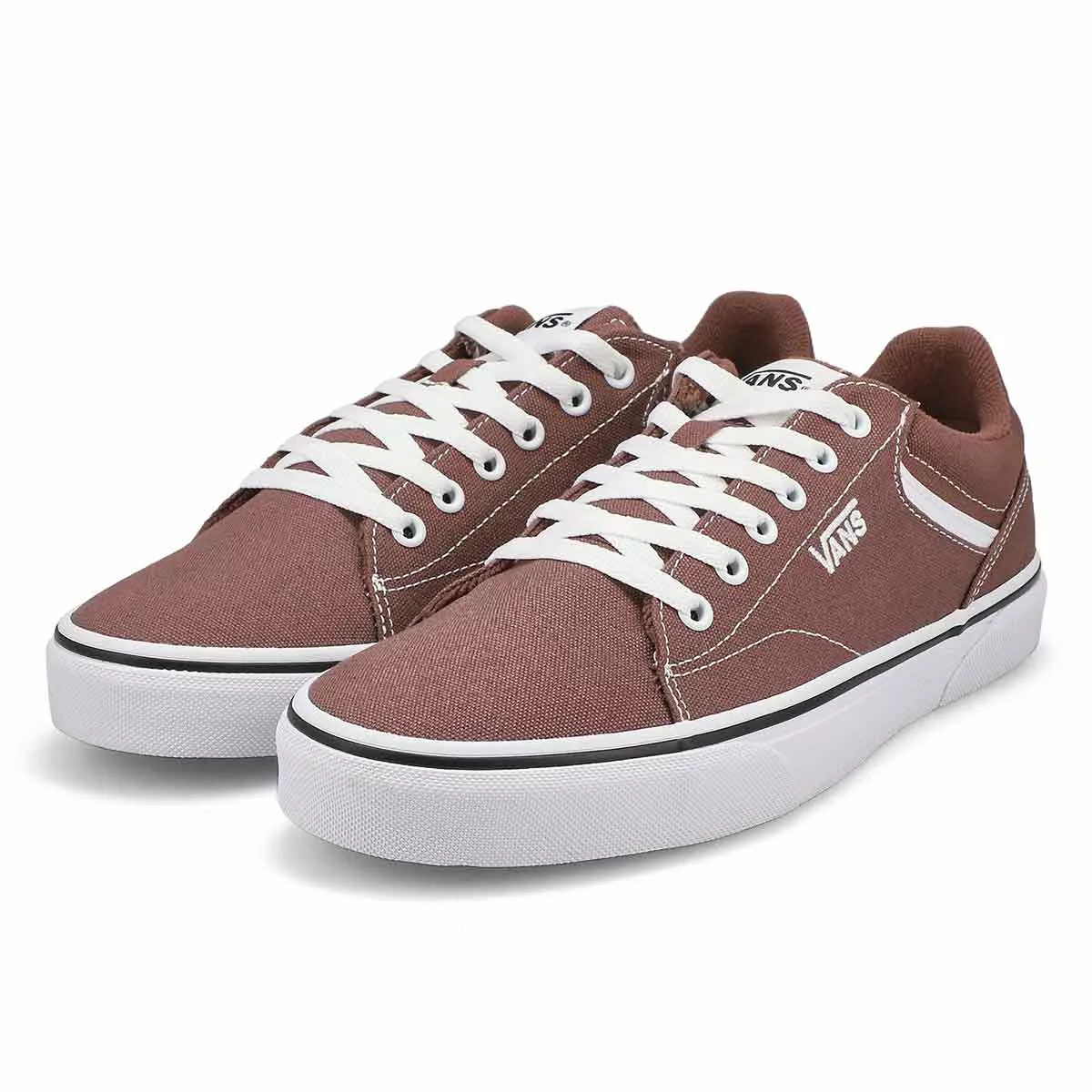 Affordable Vans, Baskets à lacets SELDAN, taupe blanc, hommes 0119