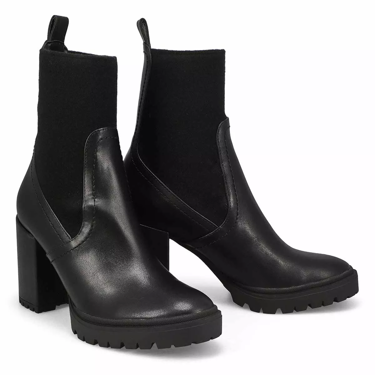 Affordable SteveMadden, Bottine à talon SAHLY, noir, femmes 0120