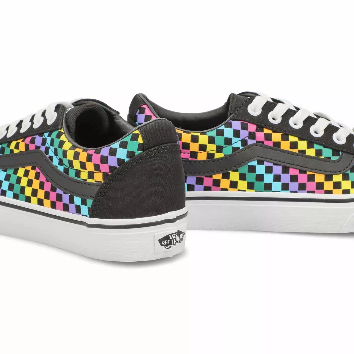 Cheap Vans, Espadrille WARD RAINBOW MINI CHECK, femmes 0119