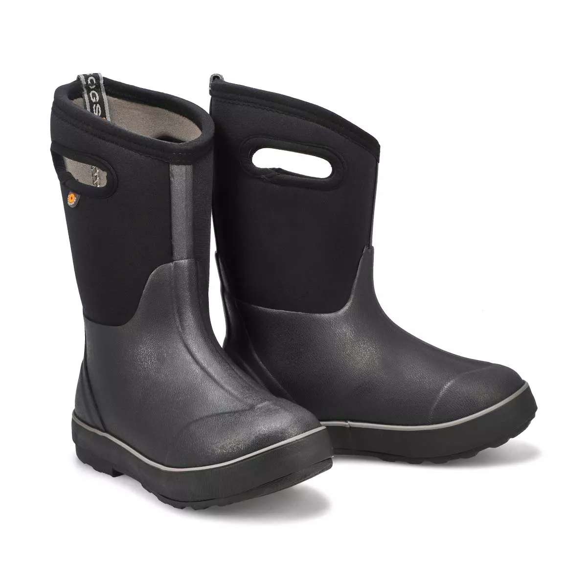 Affordable Bogs, Botte CLASSIC II SOLID, noir, enfants 0127