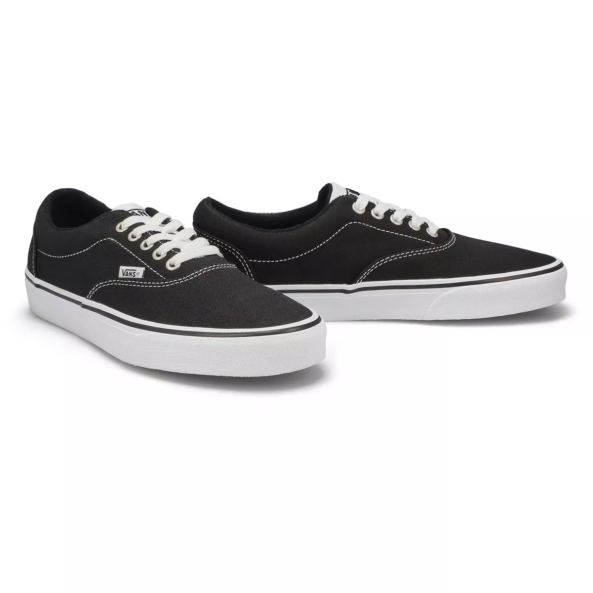 Affordable Vans, Baskets à lacets DOHENY, noir blanc, hommes 0119