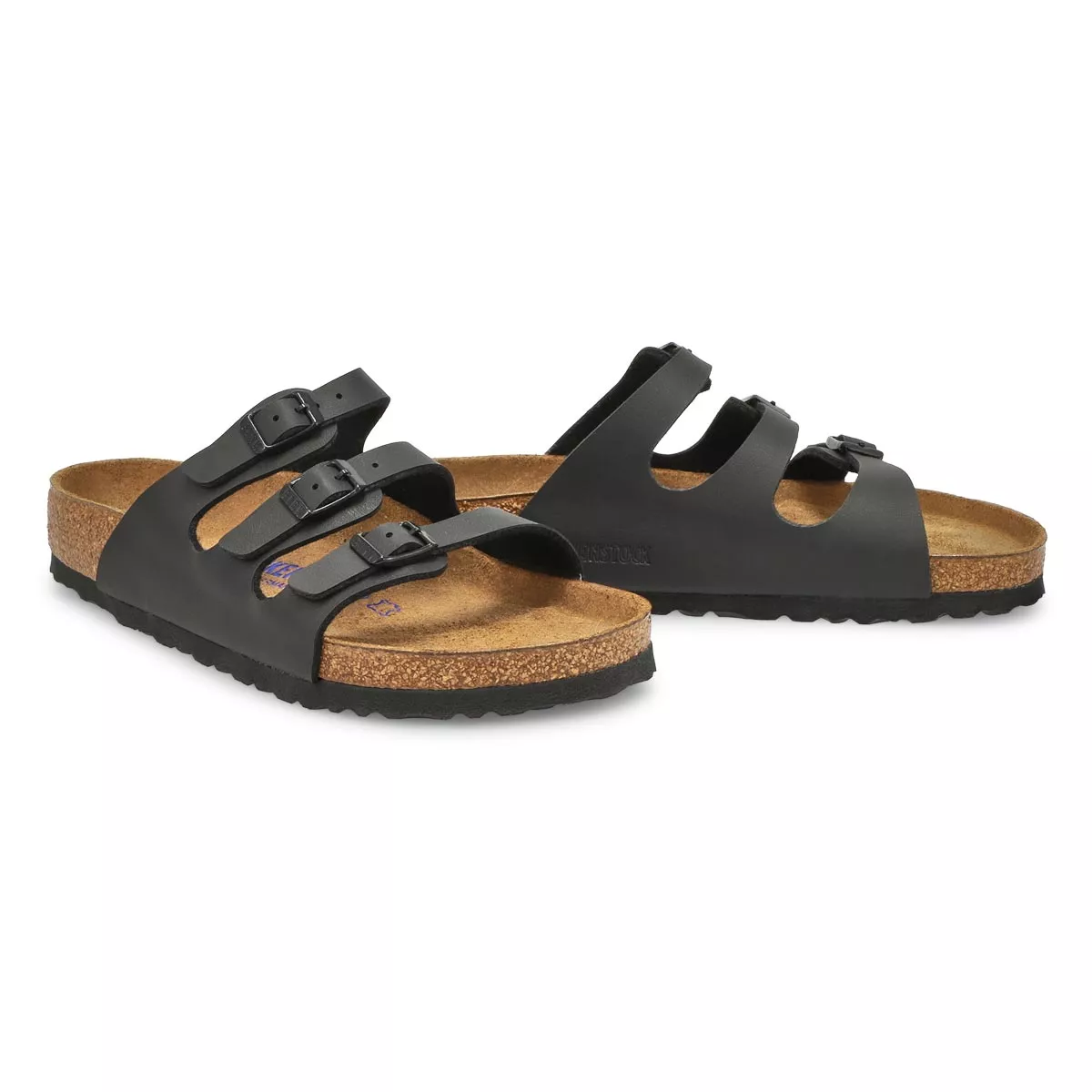 Cheap Birkenstock, Sandale FLORIDA SF, noir, femmes 0124