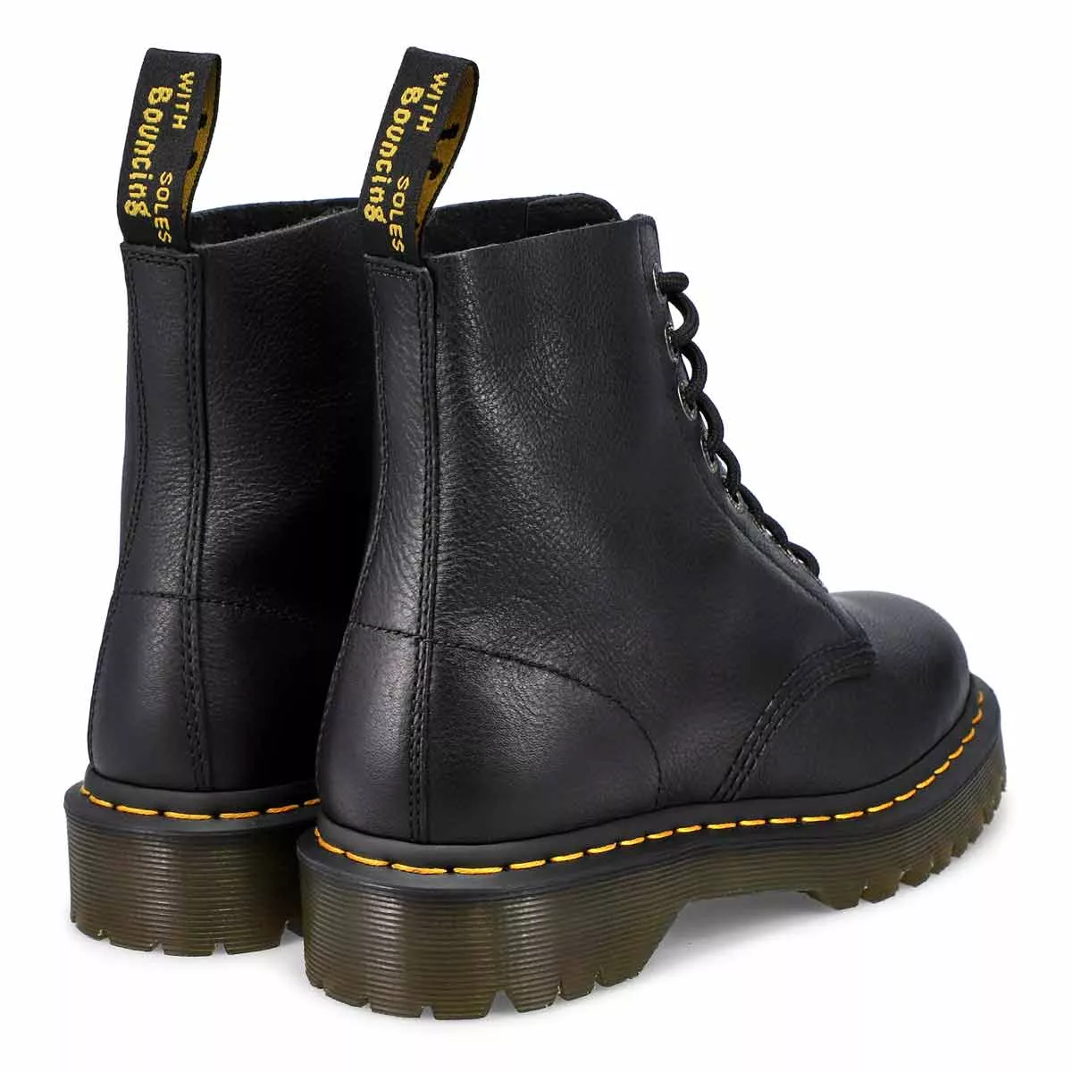 Cheap DrMartens, Botte militaire en cuir à 8 œillets 1460 PASCAL BEX, noir, femmes 0123