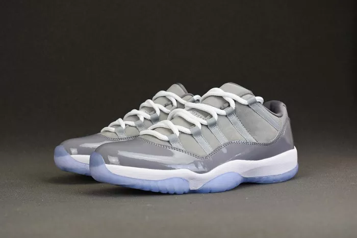 Affordable Air Jordan 11 Low Cool Grey 528895-003 0118