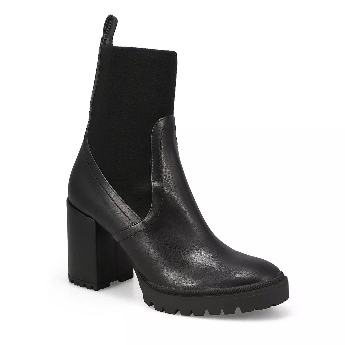 Affordable SteveMadden, Bottine à talon SAHLY, noir, femmes 0120