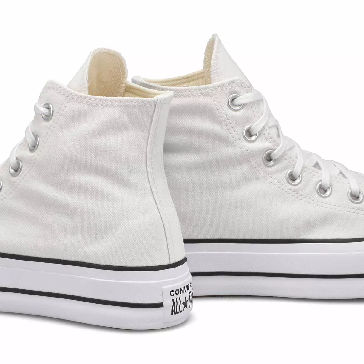 Cheap Converse, Women's Chuck Taylor All Star Lift Hi Top Platform Sneaker - White 0121