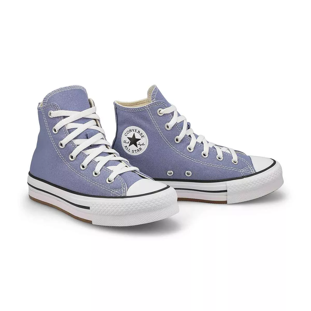 Cheap Converse, Grls Chuck Taylor All Star Eva Lift Hi Top Platform Sneaker - Thunder Daze 0121