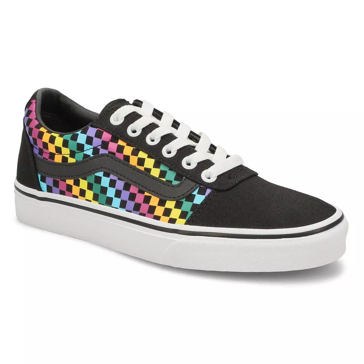 Cheap Vans, Espadrille WARD RAINBOW MINI CHECK, femmes 0119