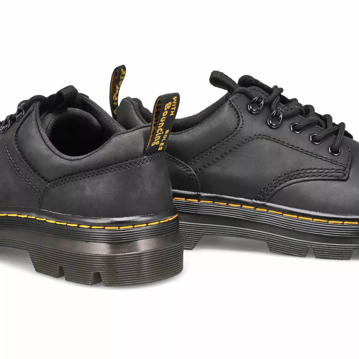 Cheap DrMartens, Richelieus décontractés REEDER, noir, hommes 0123