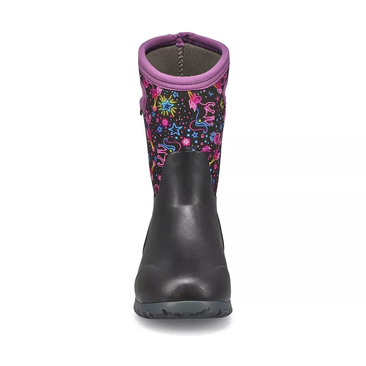 Affordable Bogs, Botte imperméable YORK NEON, noir multi, enfants 0127