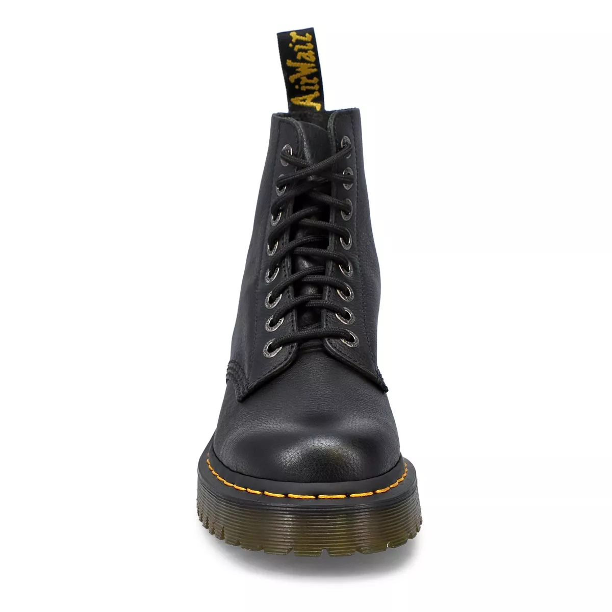 Cheap DrMartens, Botte militaire en cuir à 8 œillets 1460 PASCAL BEX, noir, femmes 0123