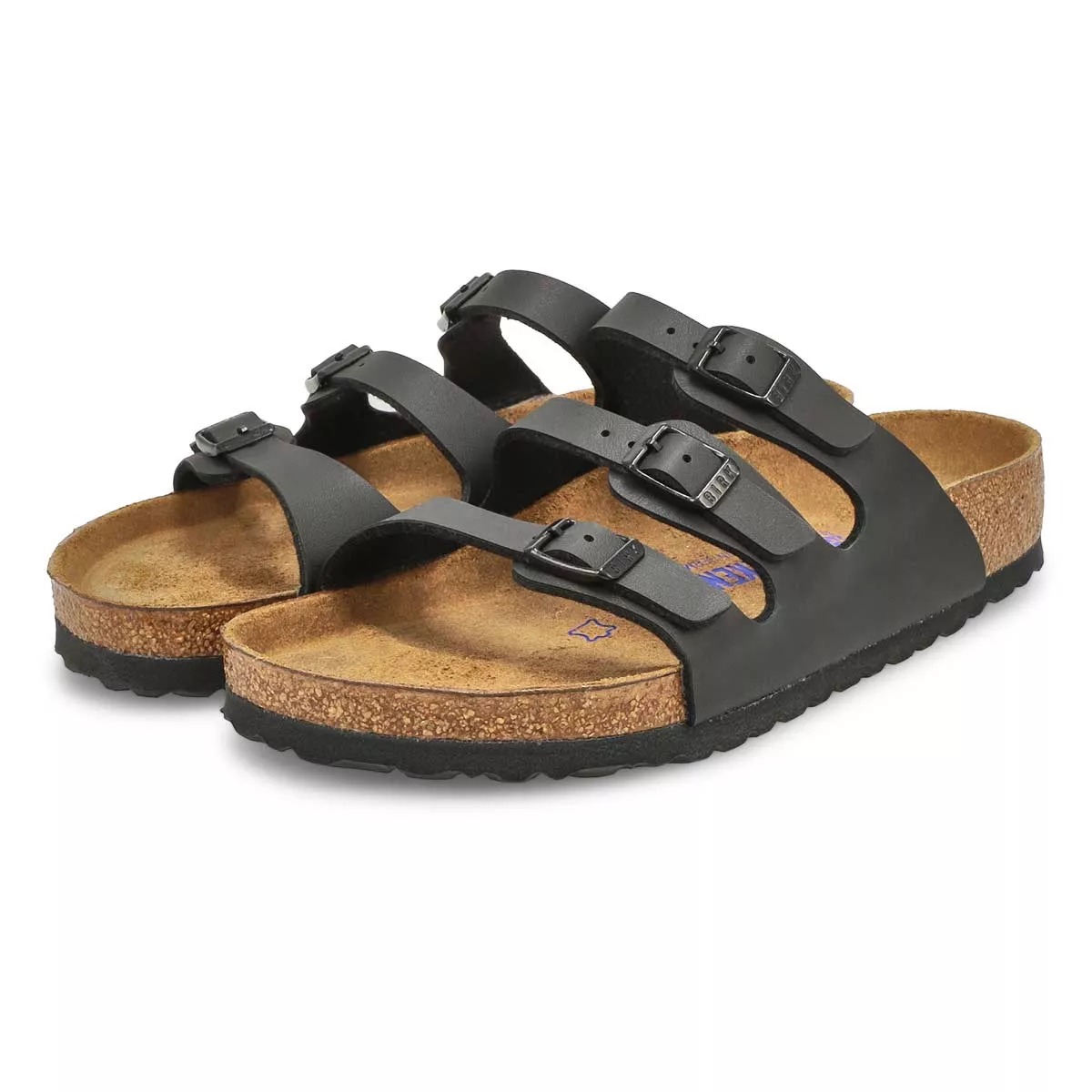 Cheap Birkenstock, Sandale FLORIDA SF, noir, femmes 0124