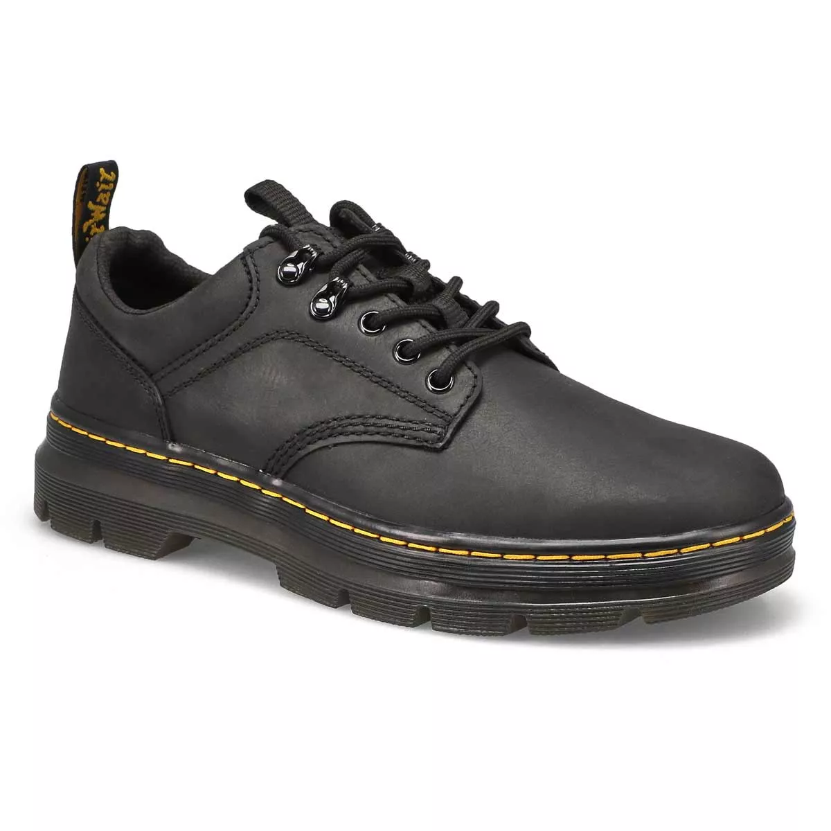 Cheap DrMartens, Richelieus décontractés REEDER, noir, hommes 0123