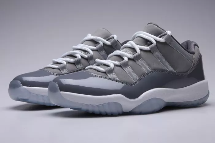 Affordable Air Jordan 11 Low Cool Grey 528895-003 0118