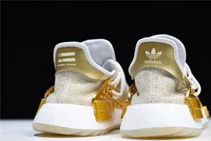 Affordable Pharrell adidas NMD Hu China Gold HAPPY F99762 0122